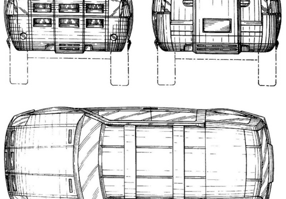 Isuzu GBX concept (Исузу ГБX Концепт) - чертежи (рисунки) автомобиля
